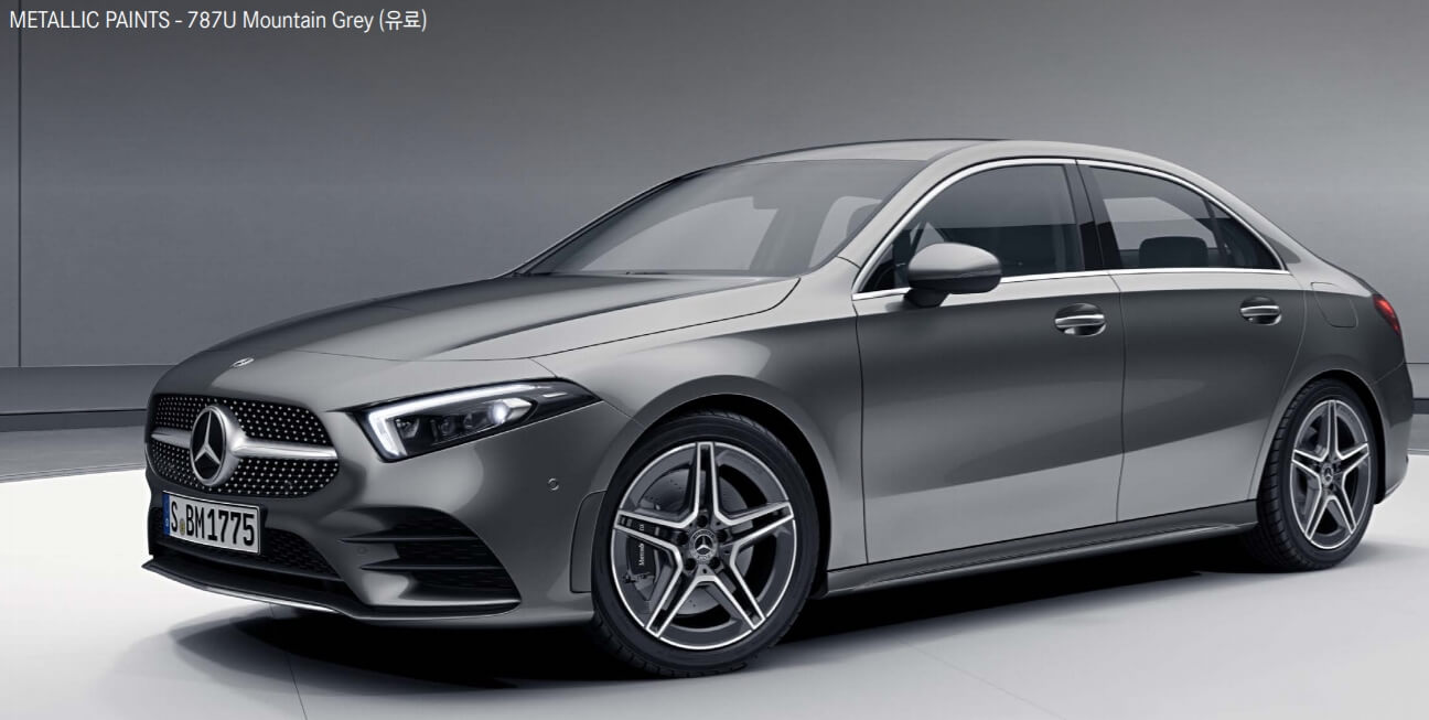 Mountain Grey(색상 코드 : 787) a클래스 색상코드 - Mountain Grey(색상 코드 : 787)