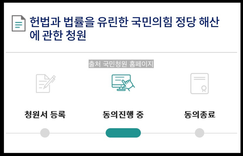 국민의 힘(국힘) 해산청원 3. 헌법과 법률