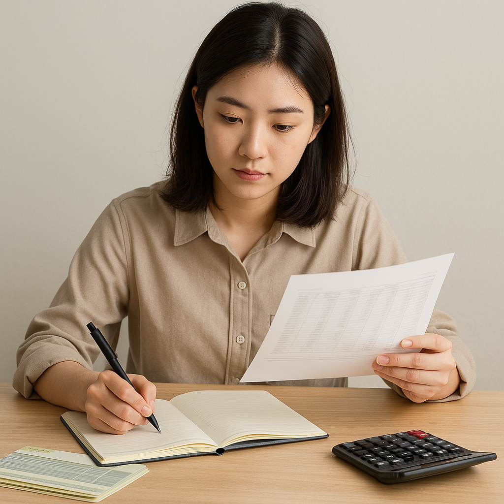 사회초년생의 가계부 정리 사진