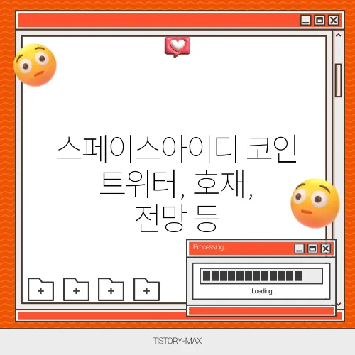스페이스아이디 코인 트위터, 호재, 전망 등
