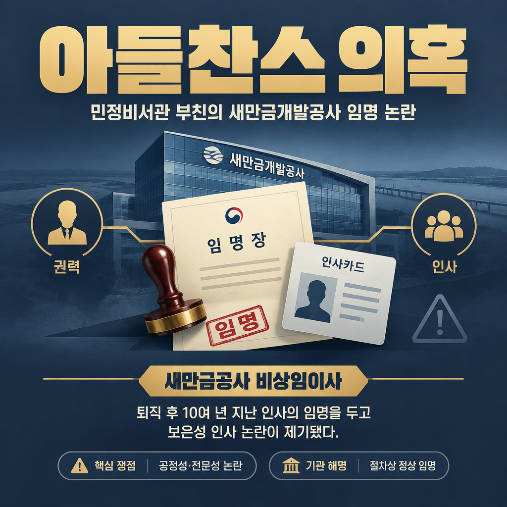 아들찬스 의혹