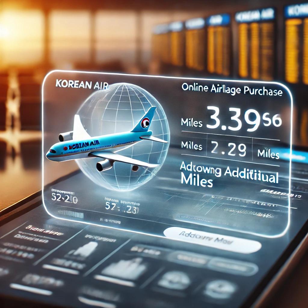 대한항공 마일리지 구매