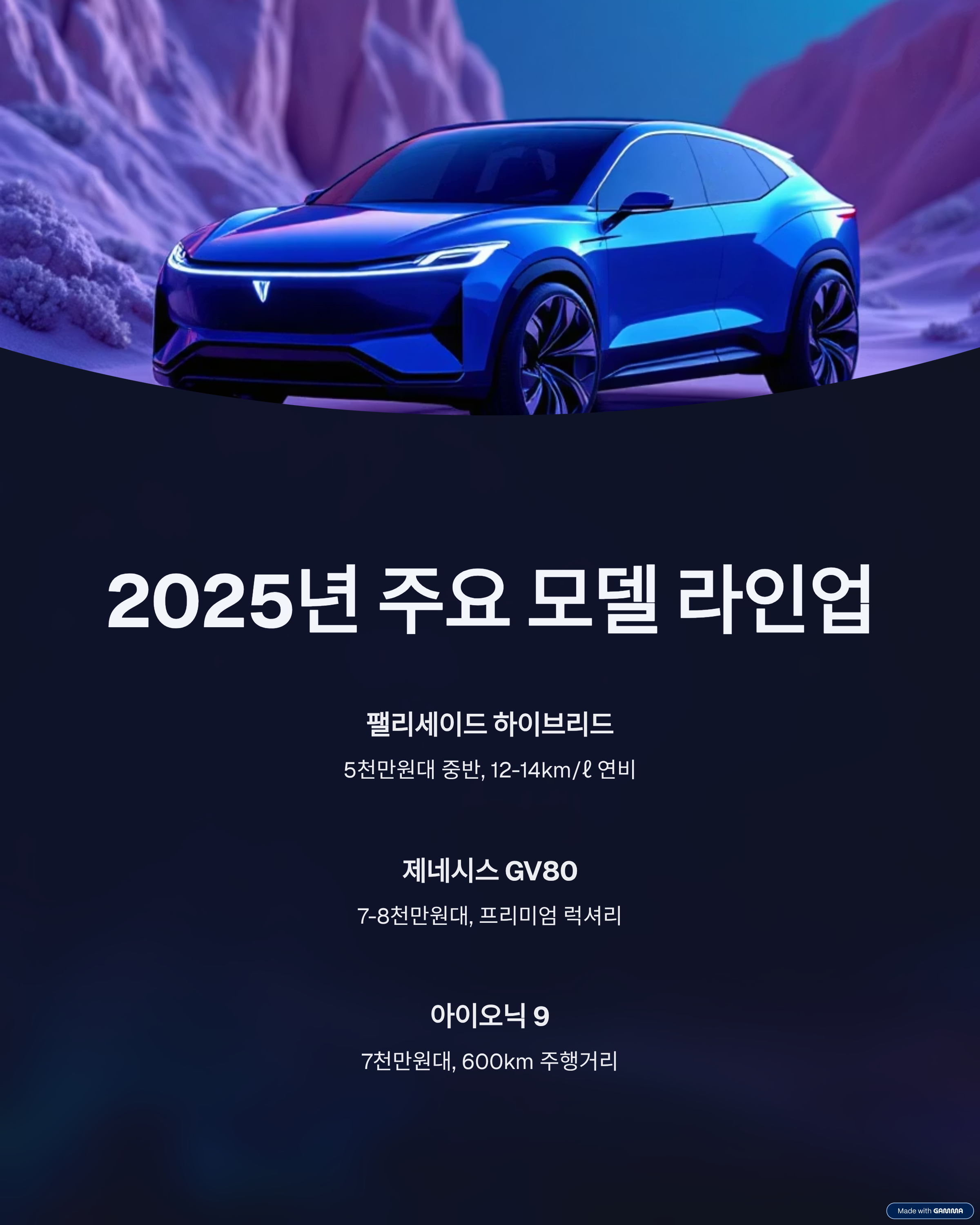 국산 대형 SUV