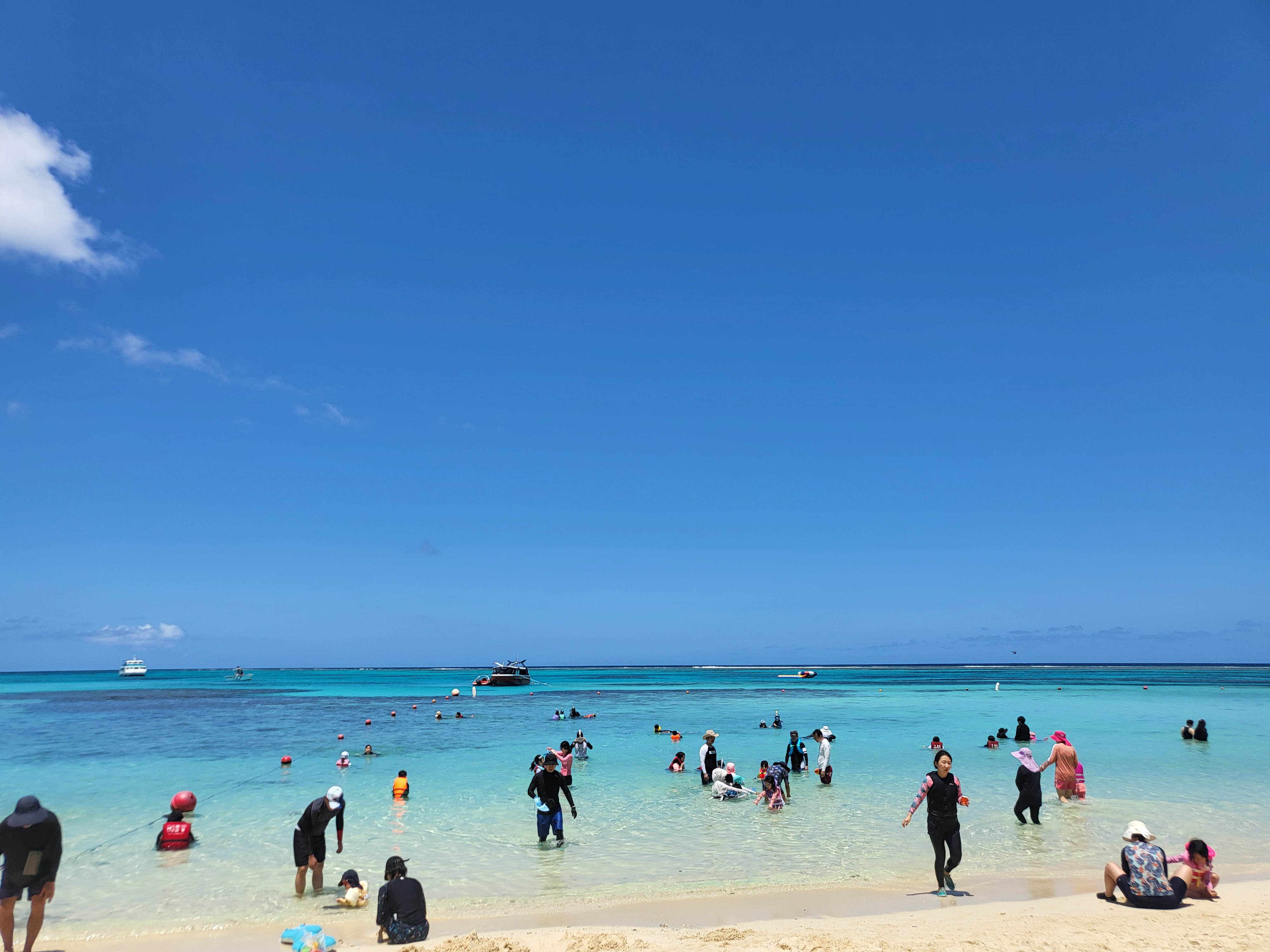 사이판 마나가하섬 해변