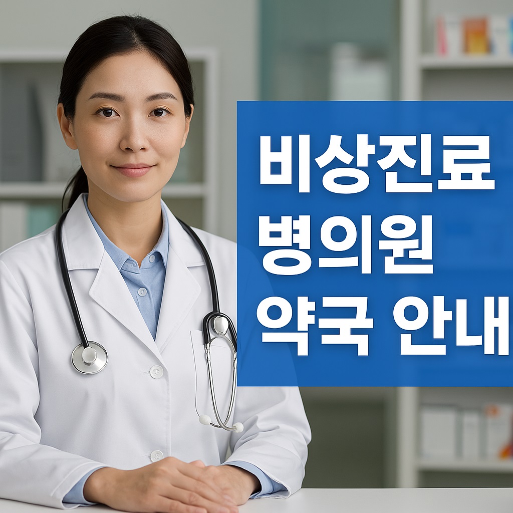 비상진료 병의원 약국 안내