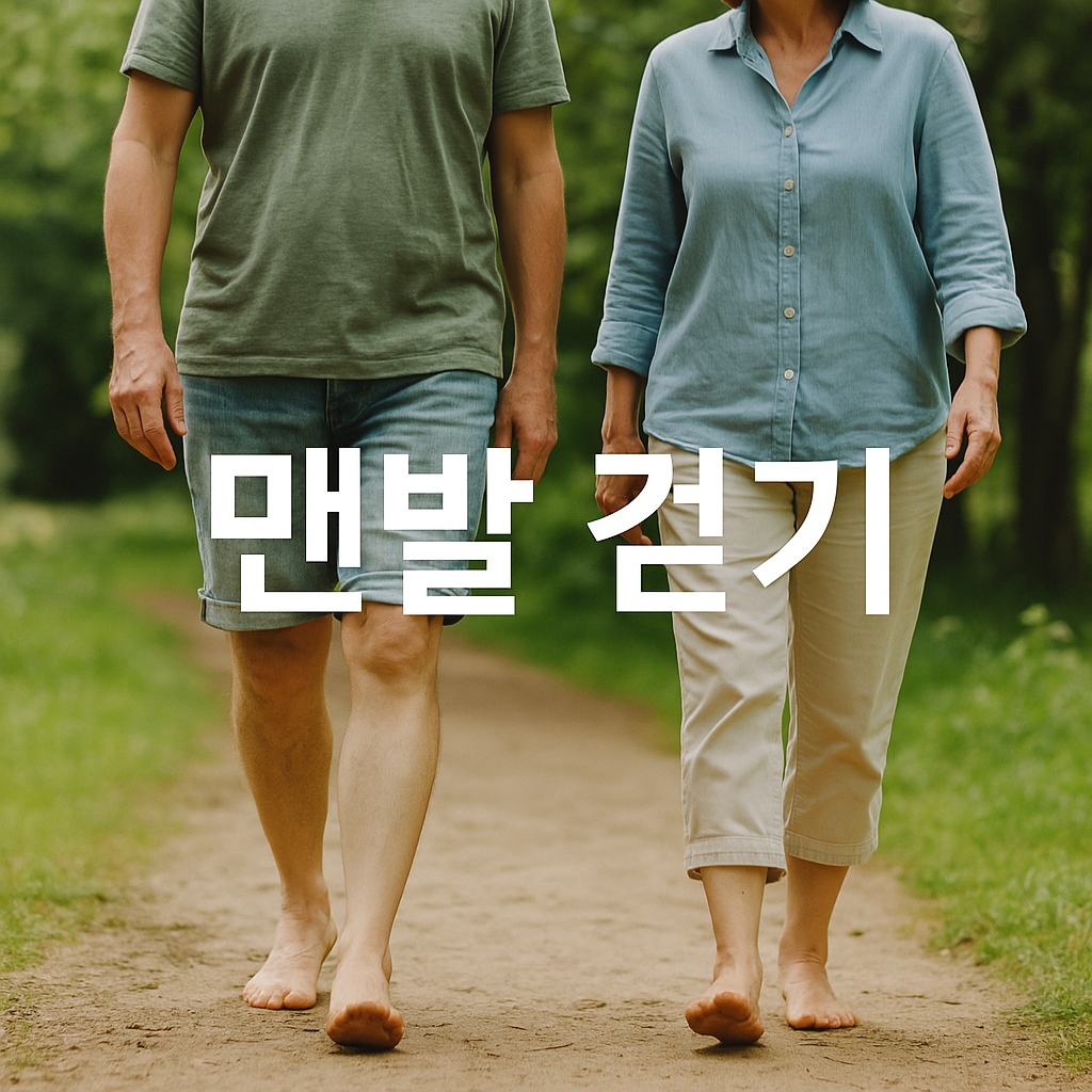 맨발 걷기: 혈압을 낮추는 자연적인 방법