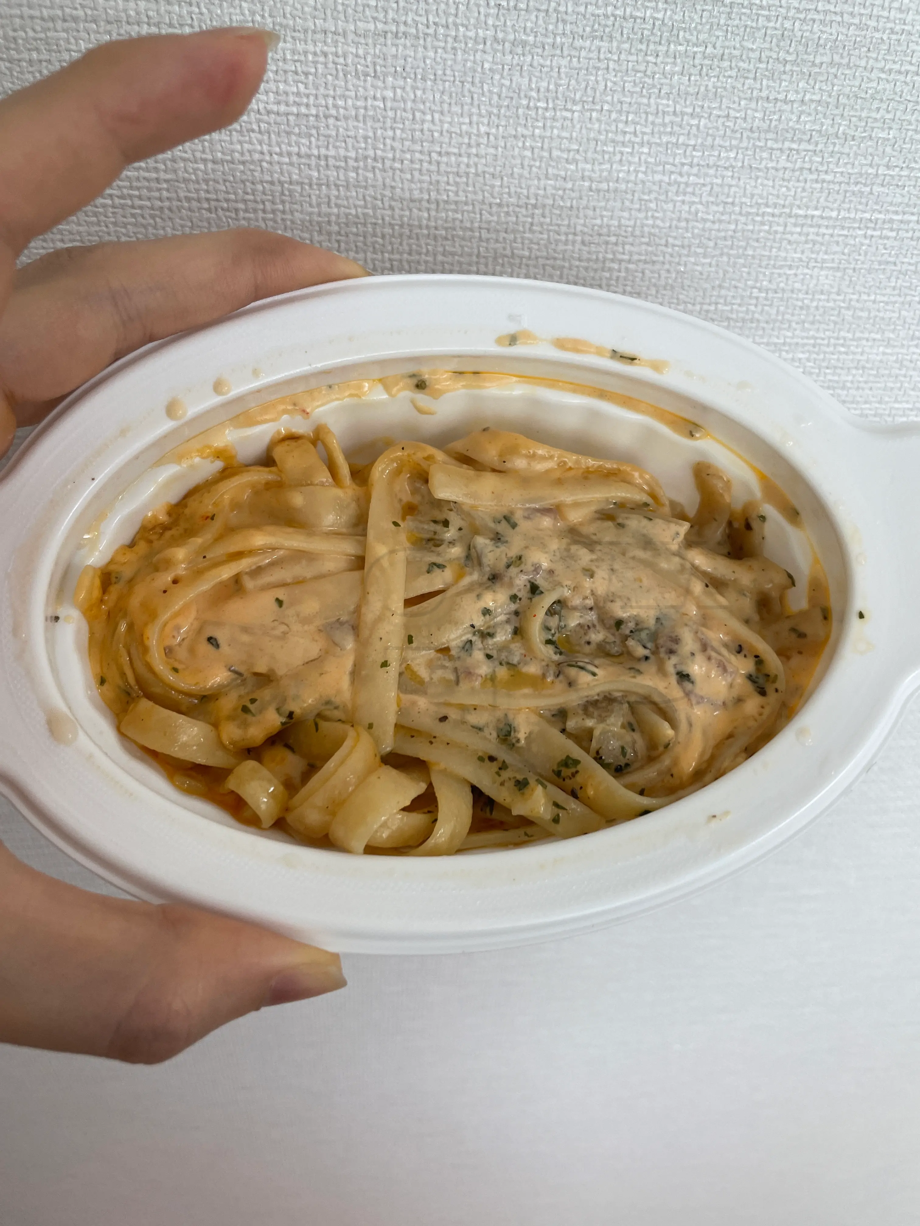 완성된 투움바 파스타 사진&amp;#44; 사진은 별로지만 맛은 최고였다