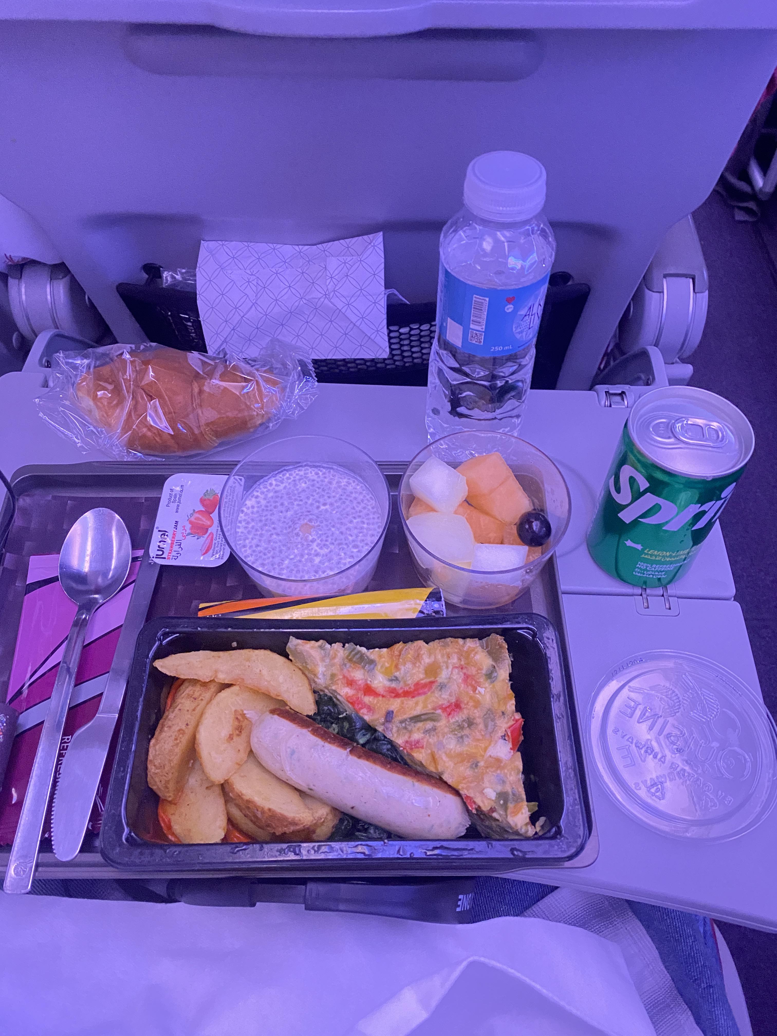 카타르항공 기내식