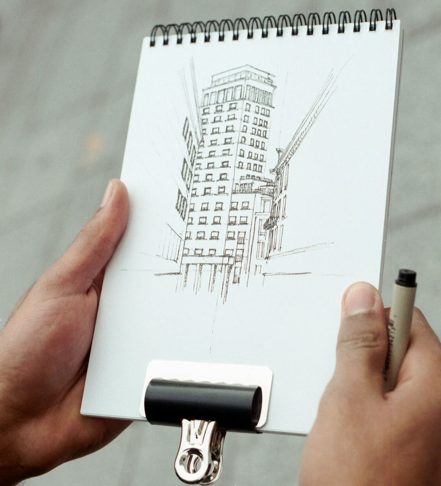 아이디어 스케치에서 완성작으로