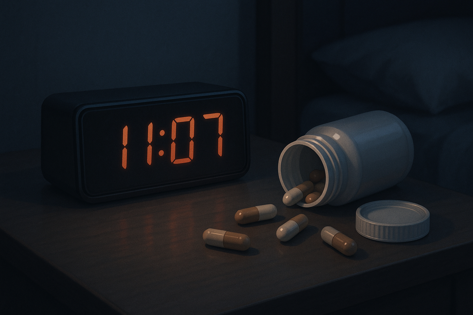 자기 전에 먹으며 안 되는 영양제 참조 일러스트