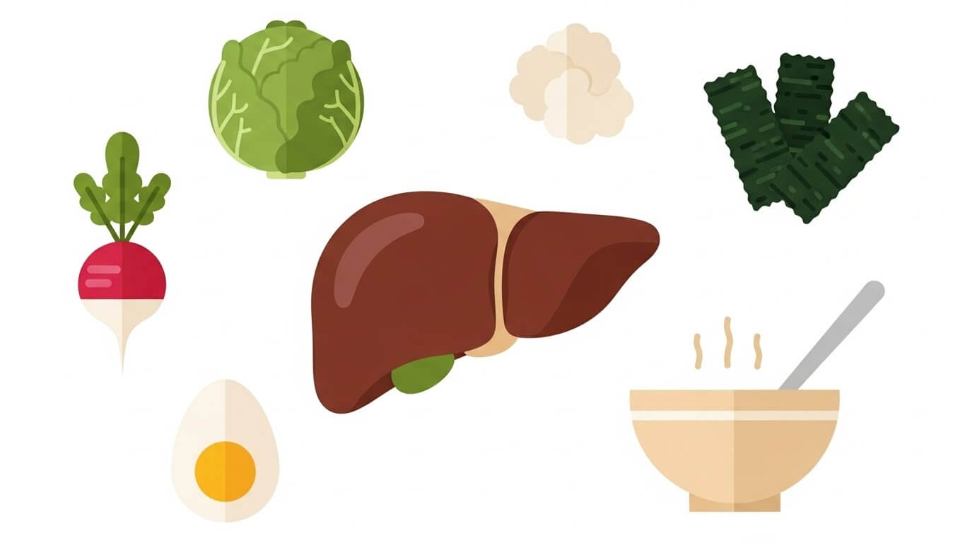 음식: 간에 좋은 겨울철 식단