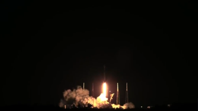 정찰위성 5호기 발사장면