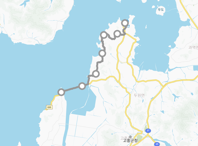 전남 고흥 명소 가볼만한곳 걷기좋은 둘레길 남파랑길 70, 71, 72코스