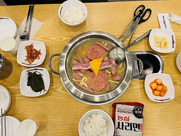 부대찌개 한상