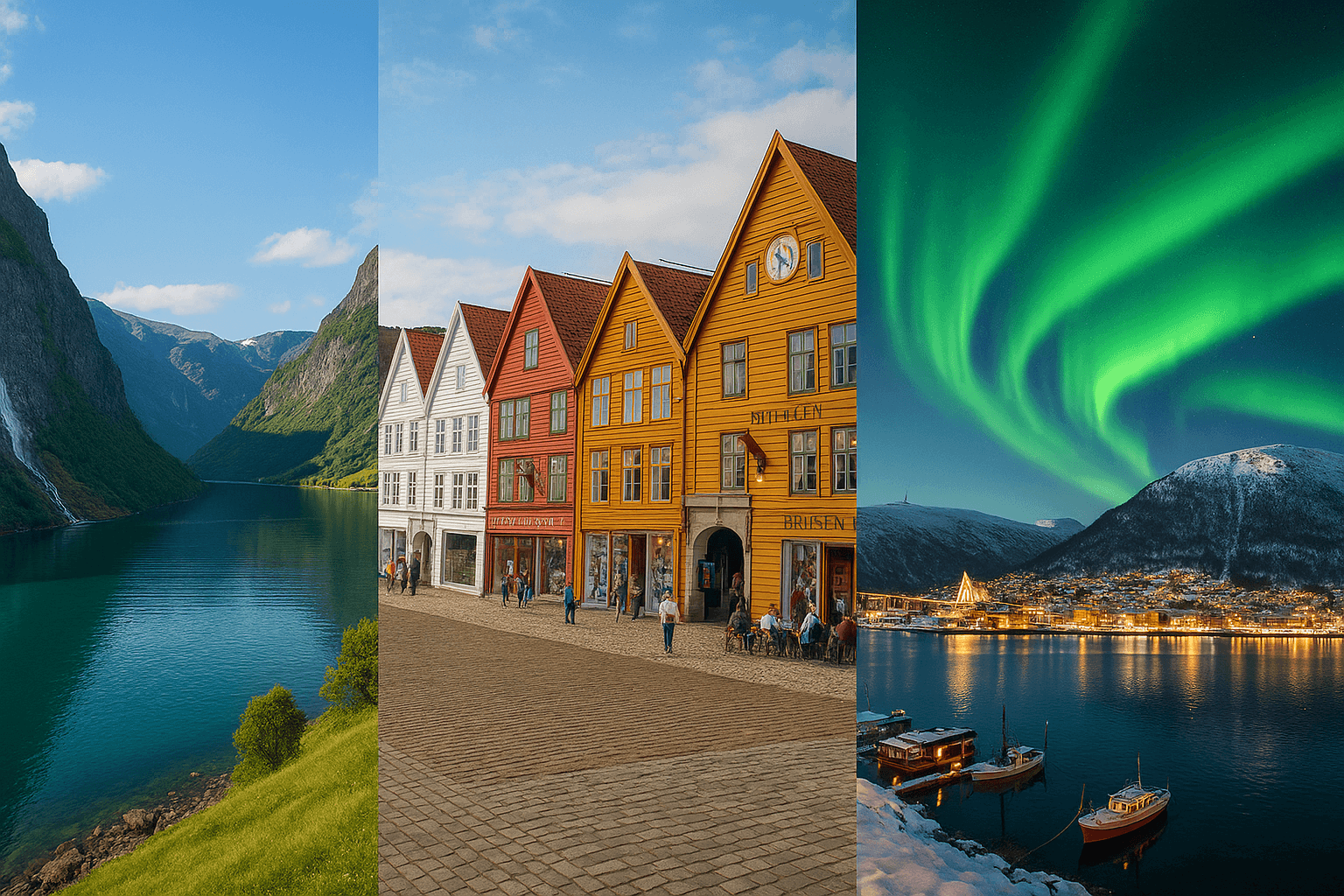 피오르드, 베르겐, 트롬쇠 이미지