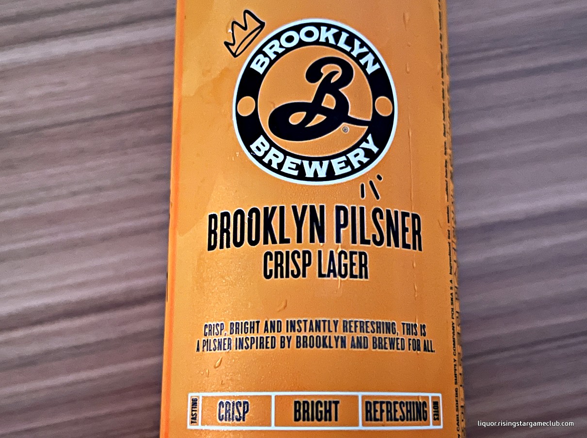 브루클린 필스너 크리스피 라거(Brooklyn Pilsner Crisp Lager) 캔에 적혀있는 테이스팅 노트