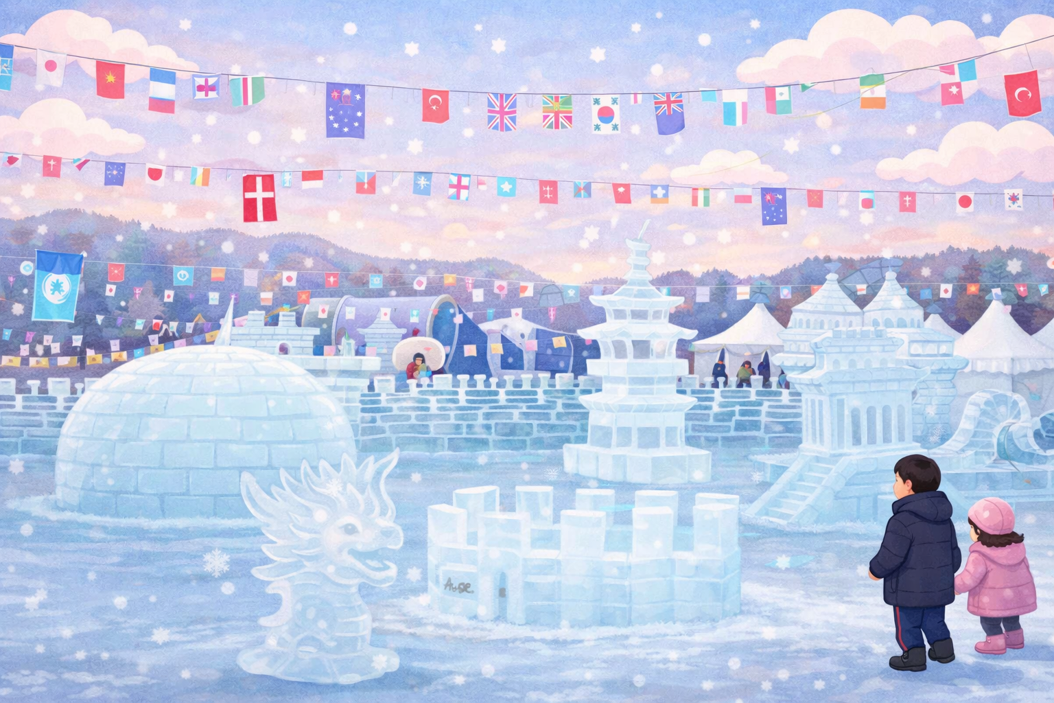 안동 암산얼음축제