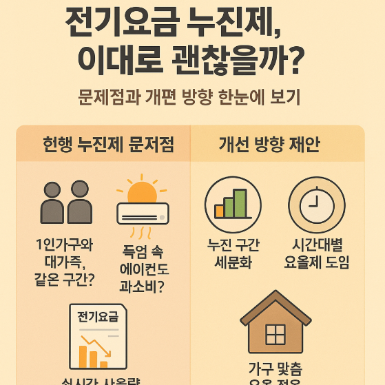 여름철 전기요금, 왜 이렇게 많이 나올까? 누진세 구조 완전 해부