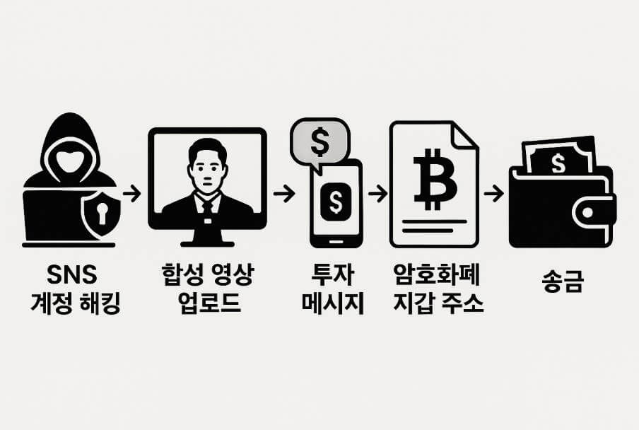 딥페이크 코인 사기 범죄 절차