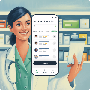 휴일지킴이약국 이용가이드 (검색) 이미지