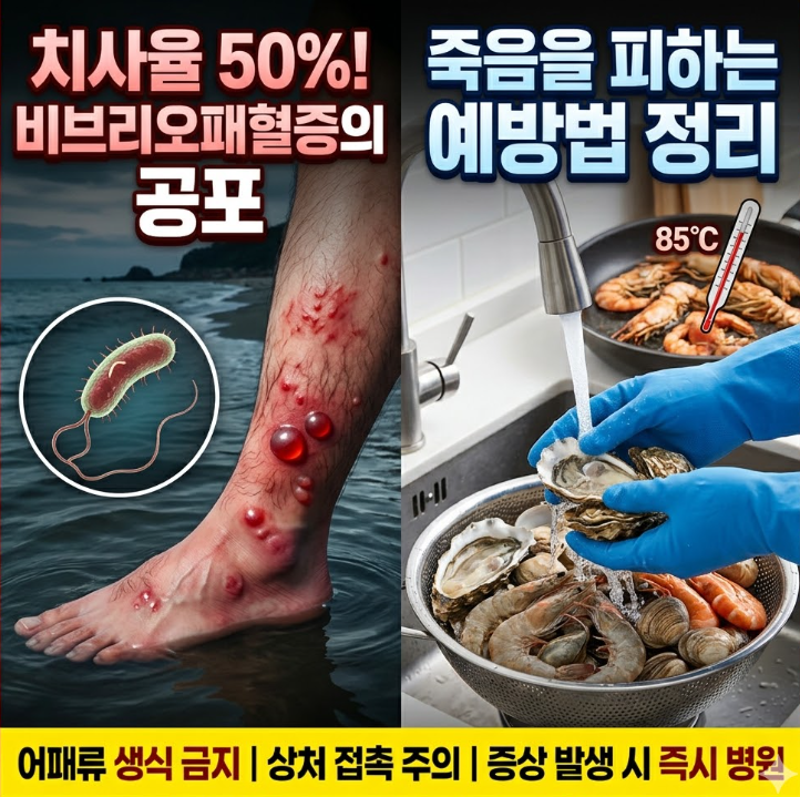 비브리오패혈증 사망, 증상과 예방법 정리