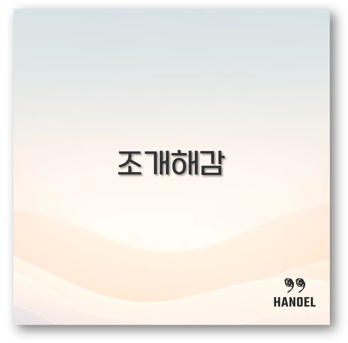 조개해감