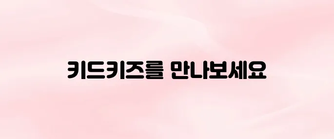 키드키즈 홈페이지 바로가기