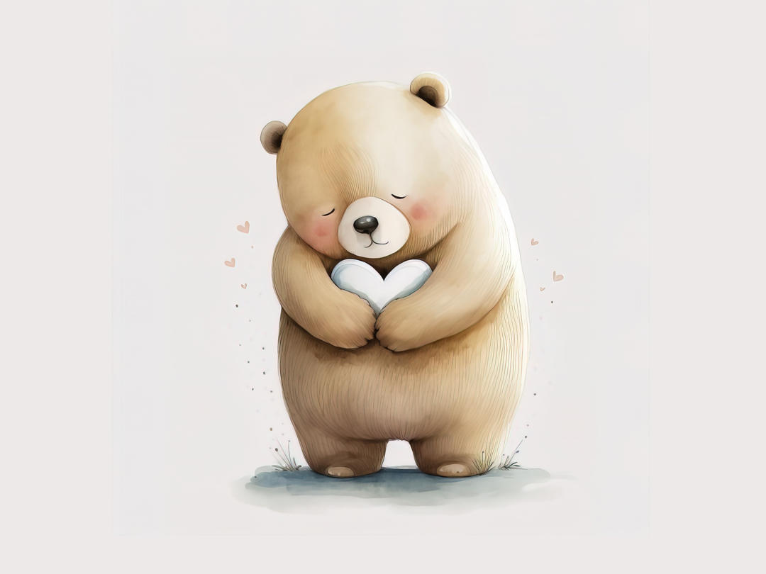 곰돌이 하트