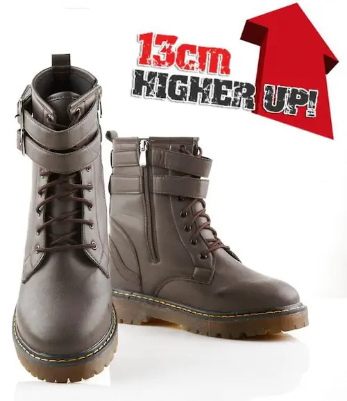 키높이 신발 워커 부츠