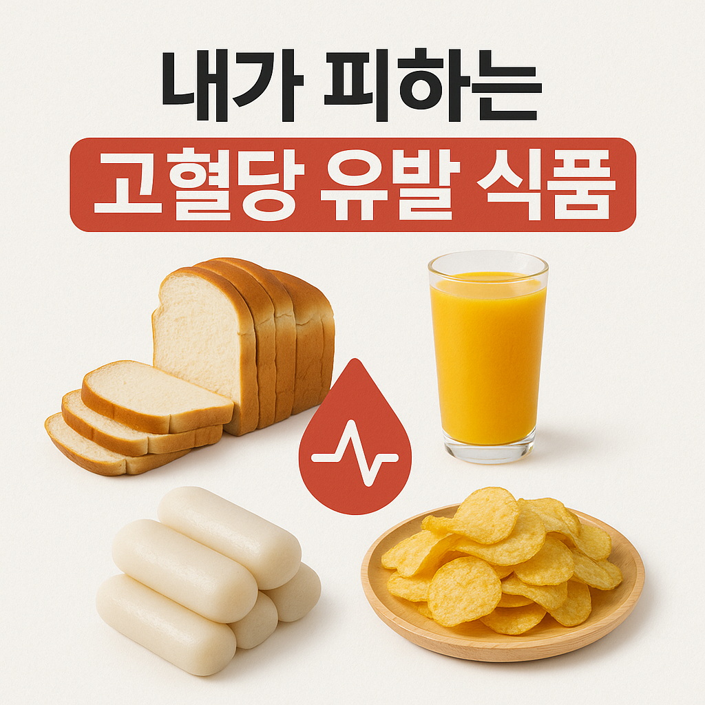 내가 피하는 고혈당 유발 식품