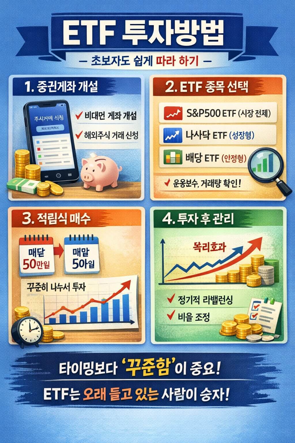 2026 ETF 추천 초보자용 투자 입문자를 위한 현실적인 시작 가이드