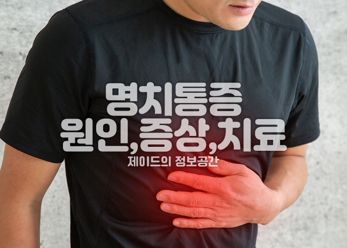 명치 통증 원인, 증상, 치료