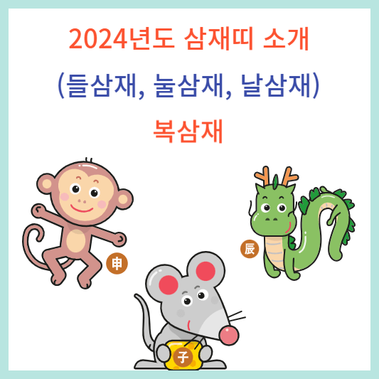2024년도 삼재띠