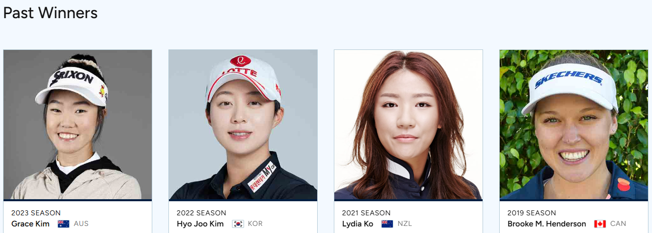 LPGA 롯데 챔피언십 역대 우승자들
