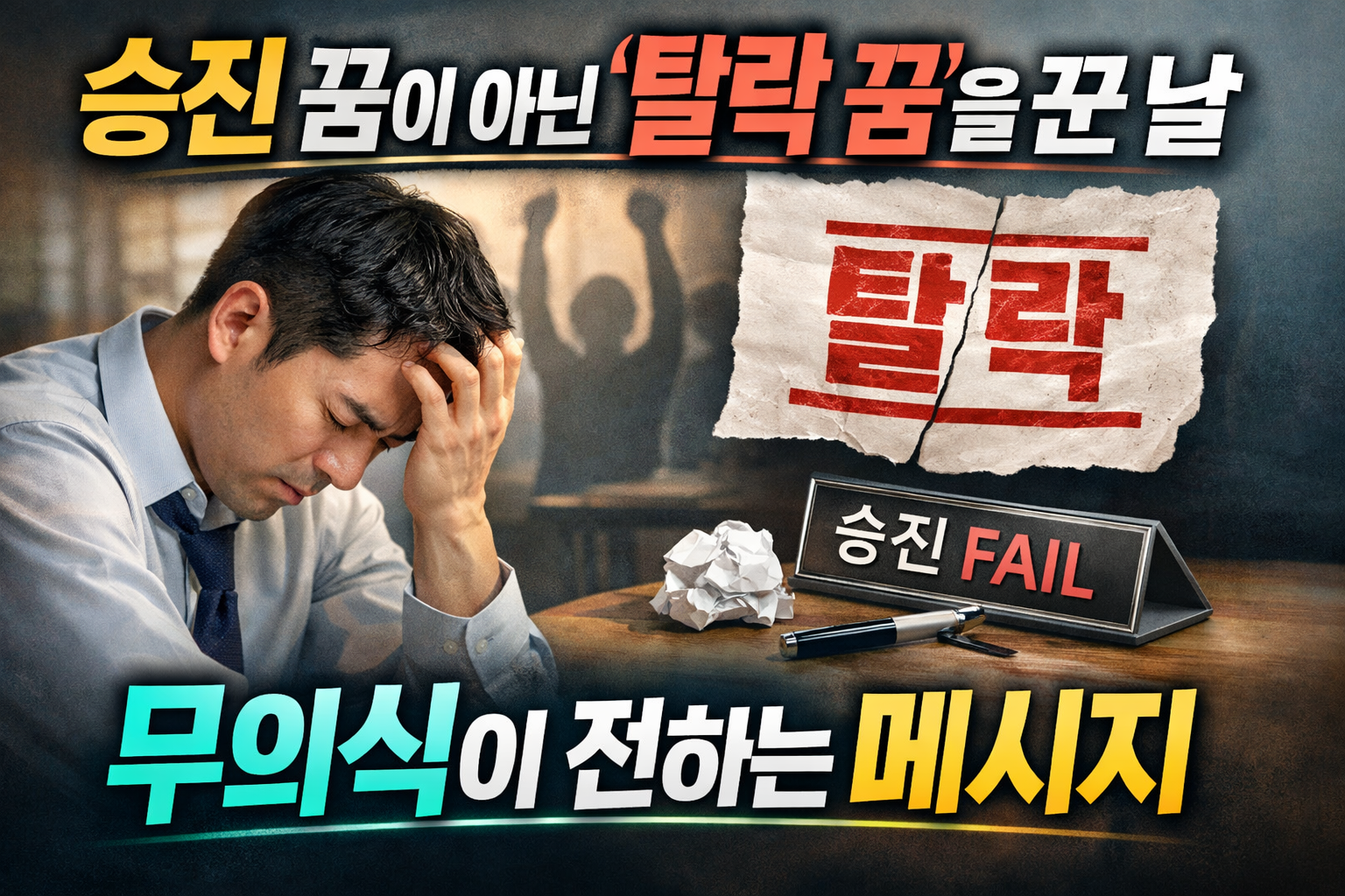 승진에서 탈락하는 꿈