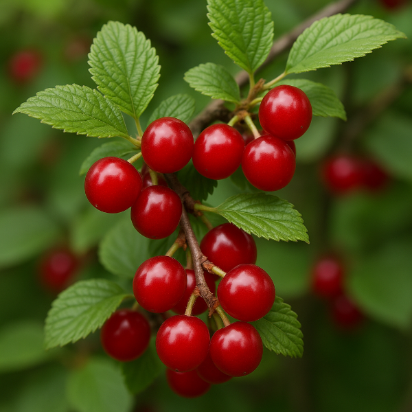 AI생성 앵두 열매 이미지