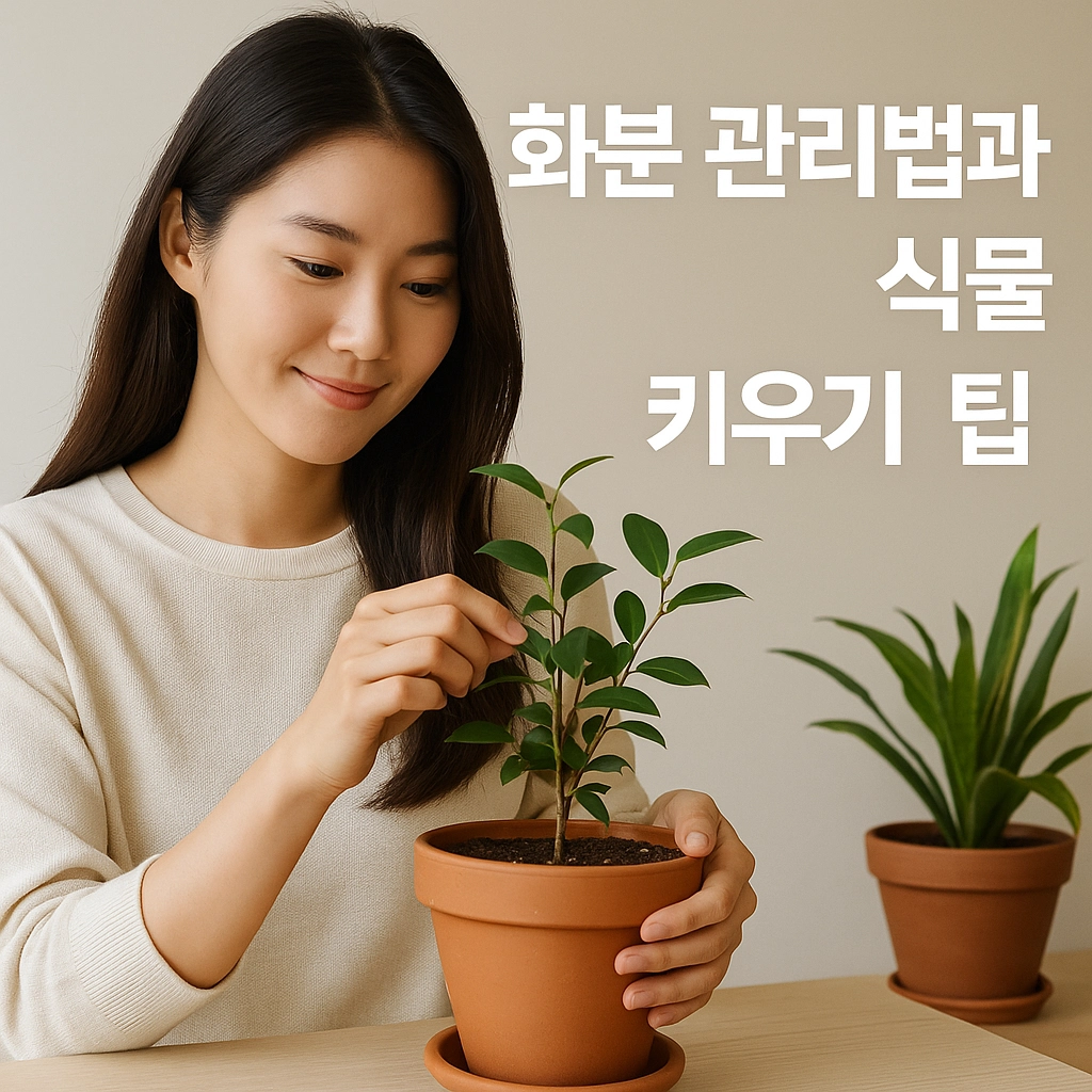 화분 관리법과 식물 키우기 팁