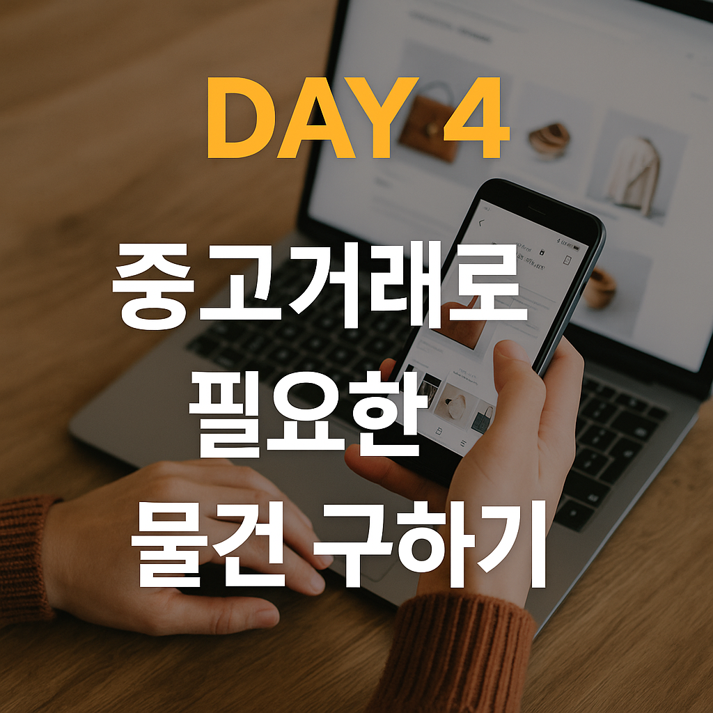 중고거래로 필요한 물건 구하기