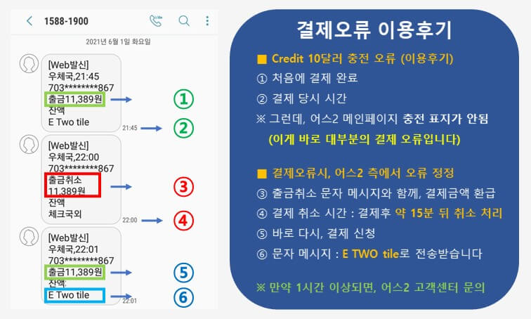 어스2-결제오류-해결방법-이용후기