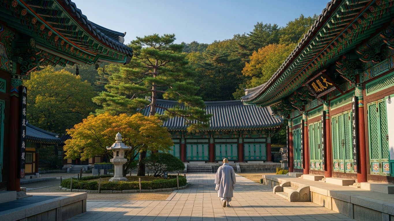 보문사의 고즈넉한 풍경