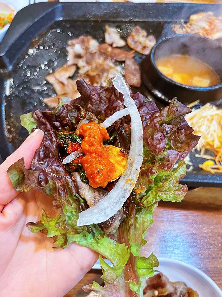 단돈 3,900원 국내산 한돈 냉삼 대패 삼겹살 김포 마산동 맛집 추천 생방송투데이 맛있고 싸다고