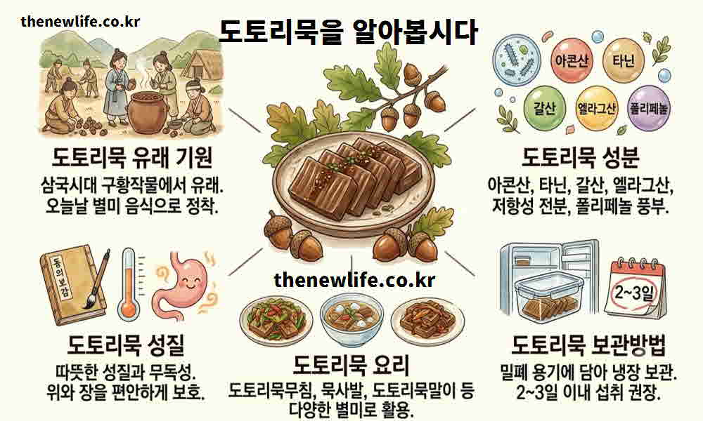 도토리묵 효능 기본정보