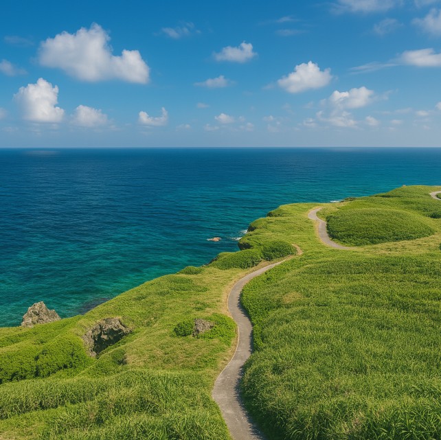 일본 미야코지마 히가시 헨나자키 곶의 이미지