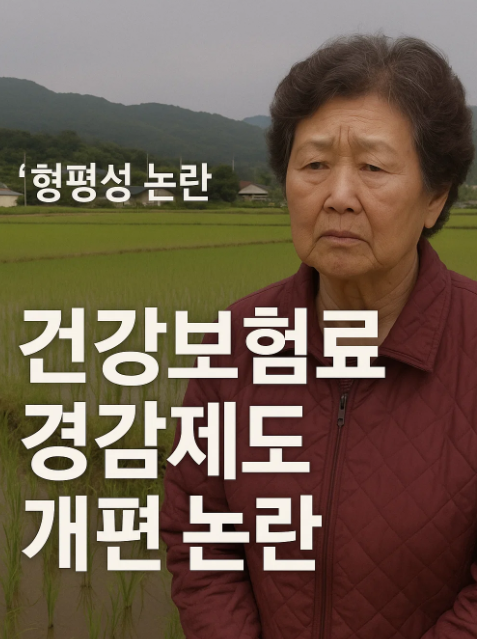 건강보험료 경감제도 개편 논란