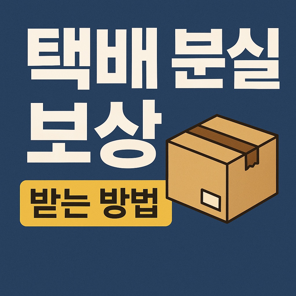 택배 분실 보상 받는 방법