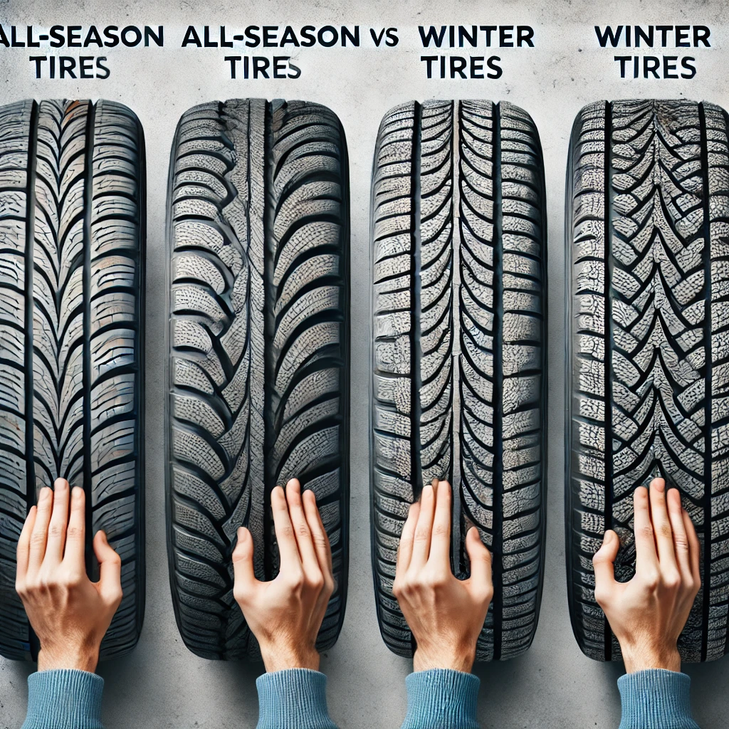 사계절 타이어와 겨울용 타이어