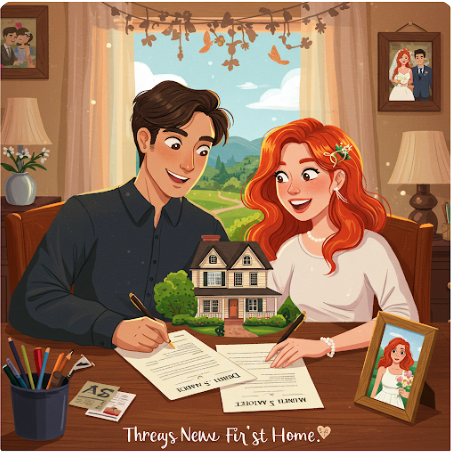 생애최초 주택 구매하는 사진