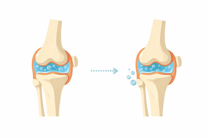 무릎에서 뚝뚝 소리가 나요