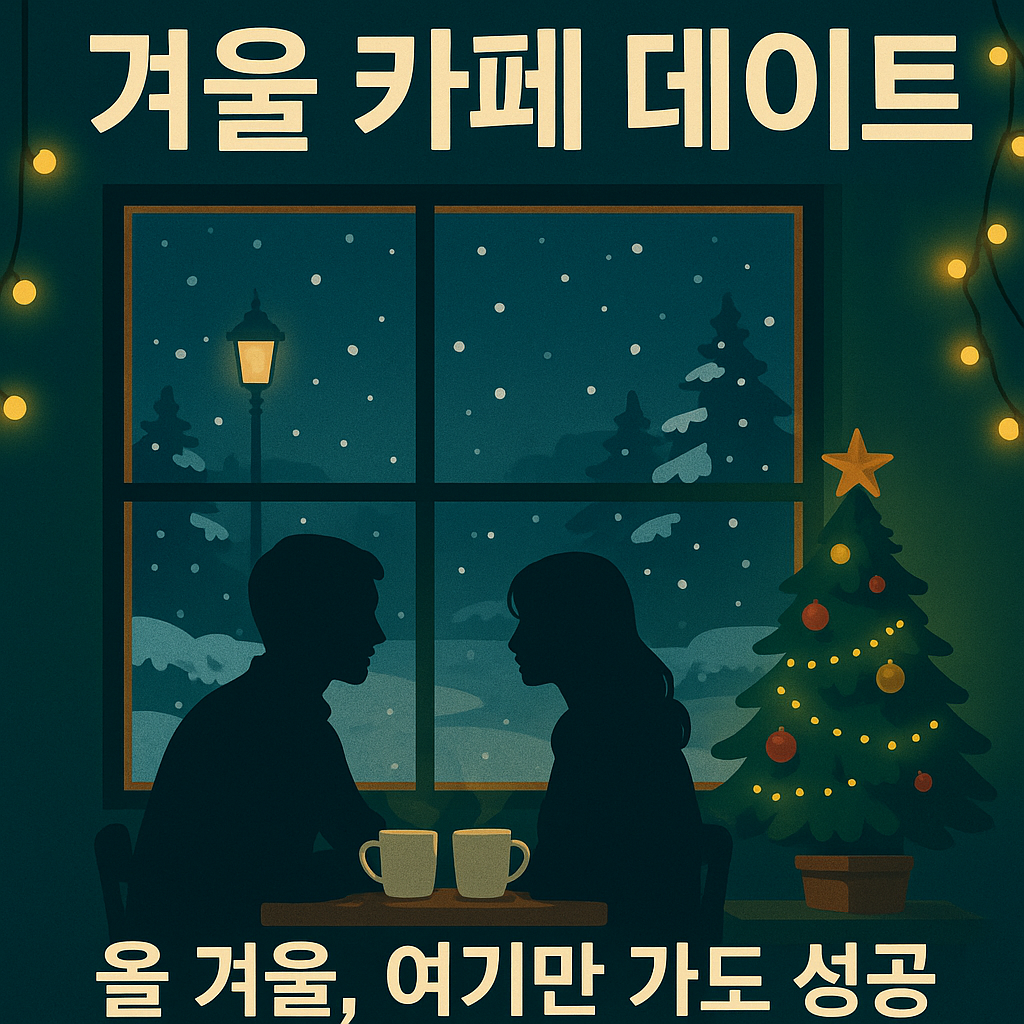 겨울 카페 데이트 코스 총정리｜크리스마스 분위기 좋은 카페 모음