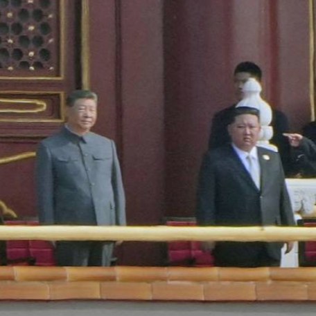 베이징에서 열린 김정은